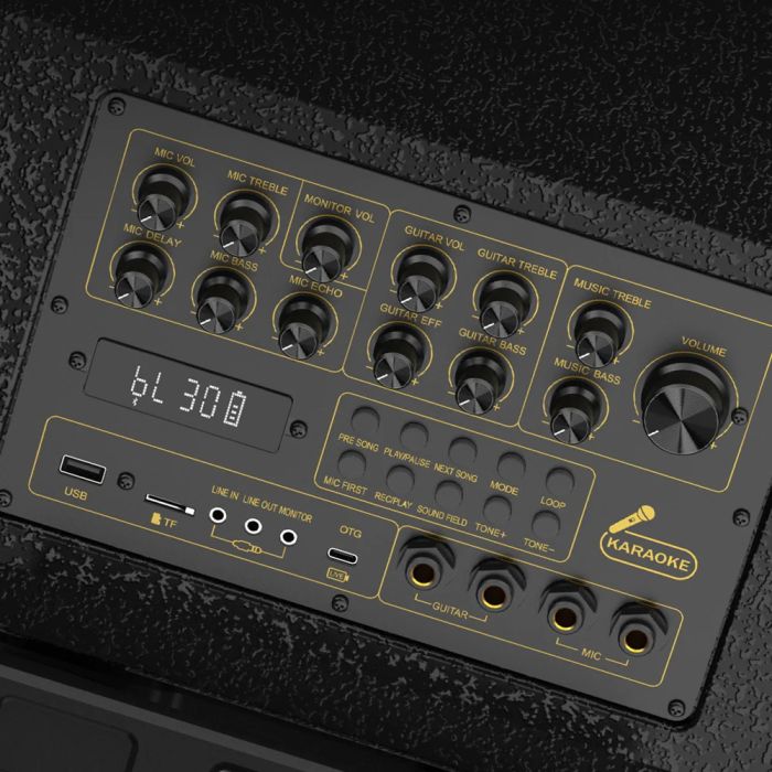 Портативная колонка с микрофоном W-king K30