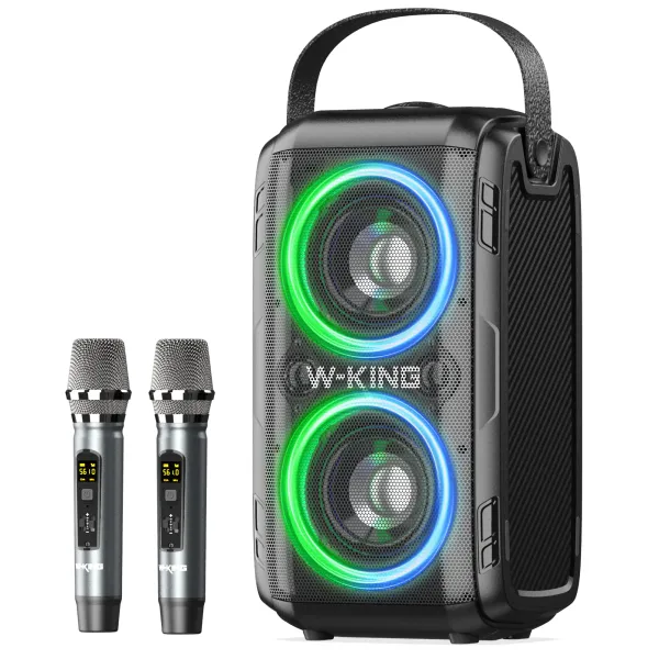 W-KING Т9 с микрофоном Портативная колонка с микрофоном THUNDERBLAST 