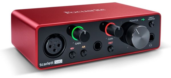 Focusrite Scarlett Solo 3rd Gen Звуковая карта 