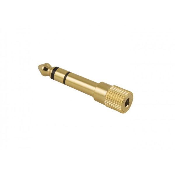 ПЕРЕХОДНИК GEWA JACK 3.3 MM - JACK 6.3 MM STEREO GOLD