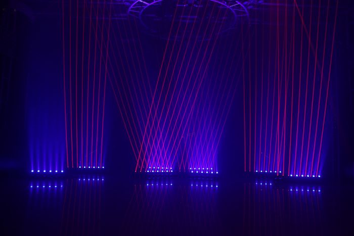 WEINAS 【S8R】8-EYE RED LASER with RGB LED, LASER LIGHT SERIES