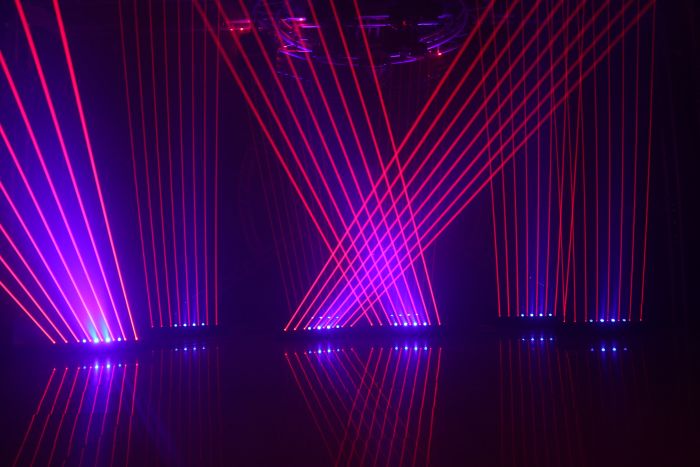 WEINAS 【S8R】8-EYE RED LASER with RGB LED, LASER LIGHT SERIES