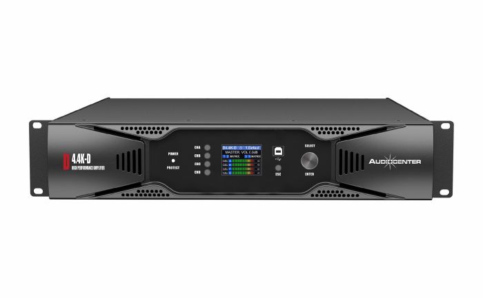 D4.4K-D Четырехканальный цифровой усилитель мощности со встроенным DSP
