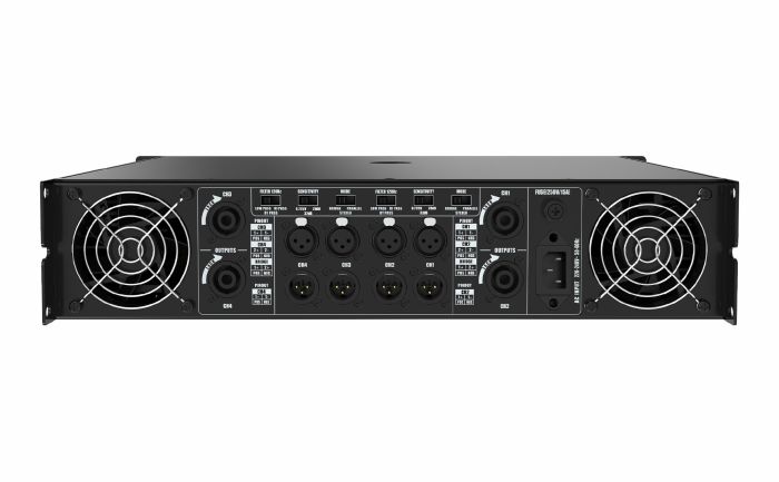 Профессиональный четырехканальный усилитель PD400