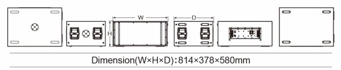 Активный компактный сабвуфер PRO-S5212A с DSP-управлением