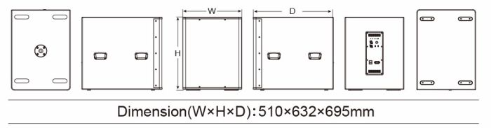 Активный компактный сабвуфер S3118A  с DSP-управлением